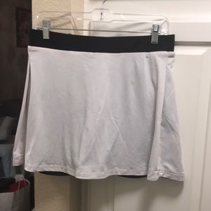 Copper Fit Pro live limitless light grey and black tennis skirt